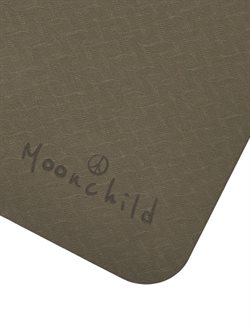 yogamåtte med moonchild logo 