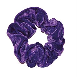 Scrunchie mørk lilla velour 