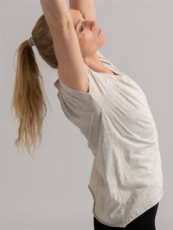 Økolgisk yoga t-shirt fra Yogamii i off white